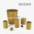 Accesorio de baño de bambú carbonizado (WBB0461A)